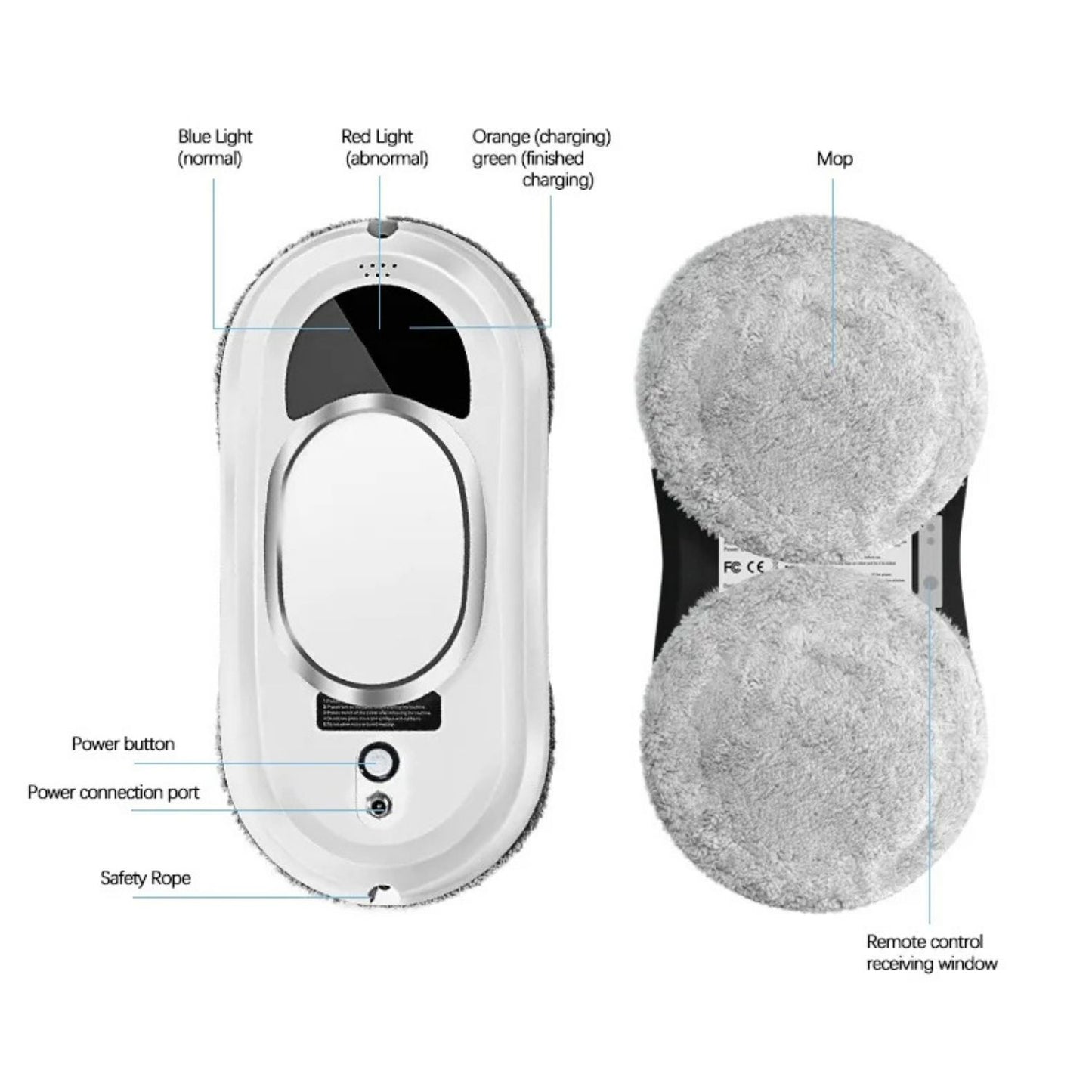UPS Robot Window Cleaner – Smart Glass Cleaning Robot