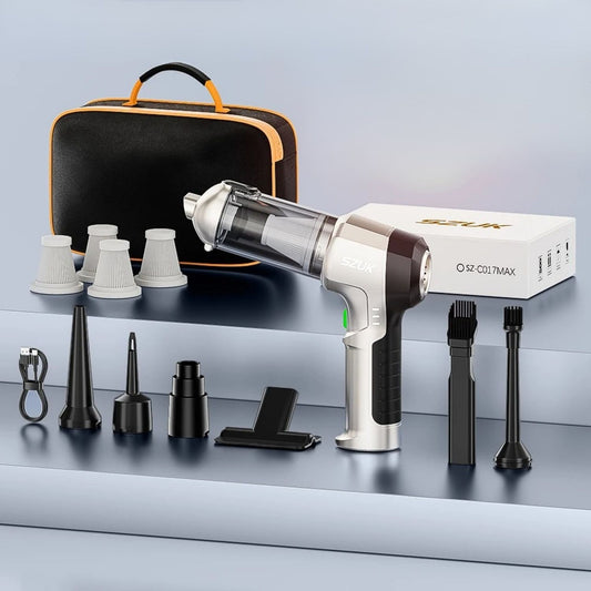 Portable Cordless Car Vacuum Cleaner with HEPA Filter