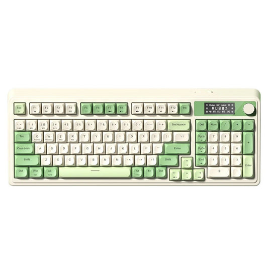 Gaming Keyboard with RGB Backlight, Multifunction Knob & Display Screen