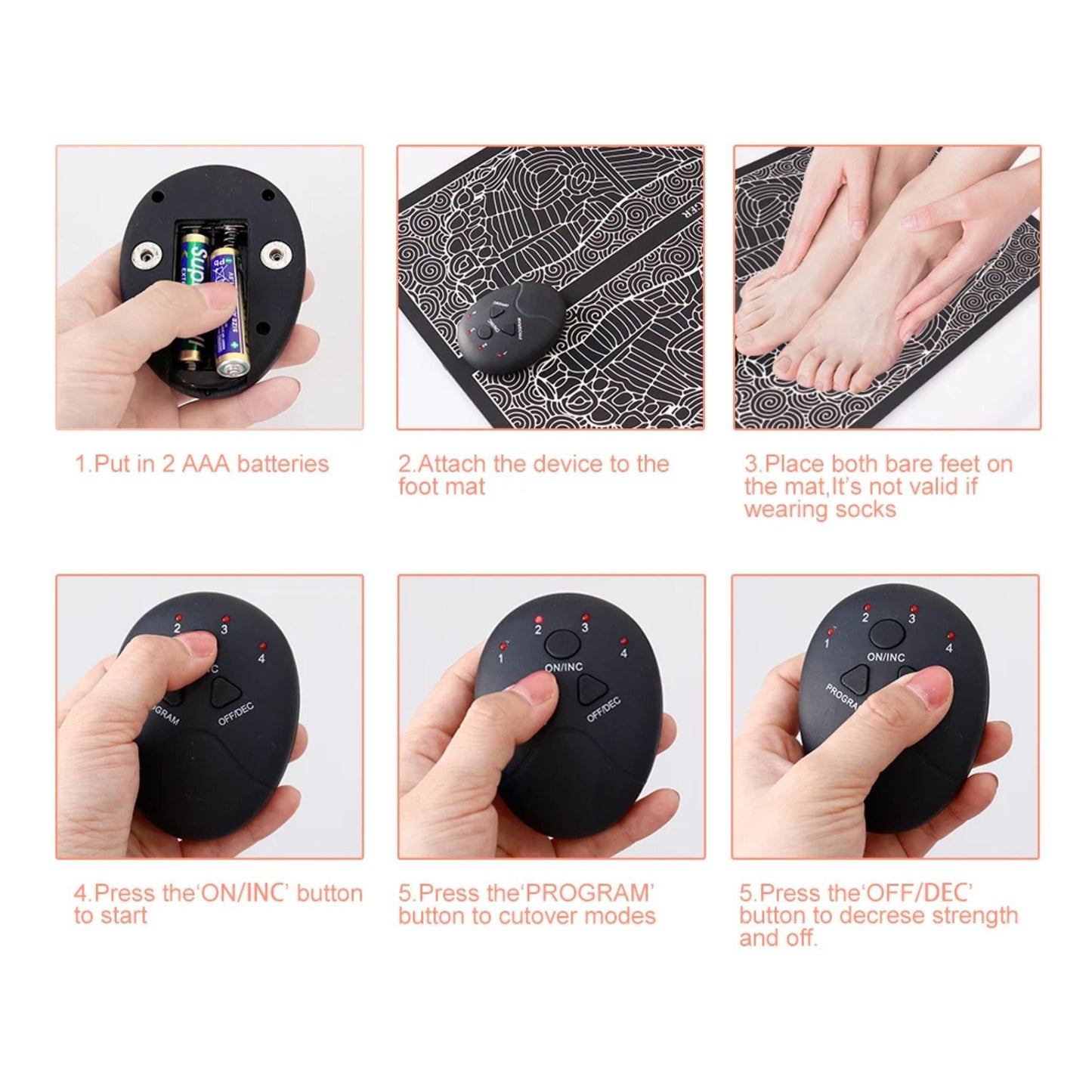 EMS Intelligent Foot Massage Machine
