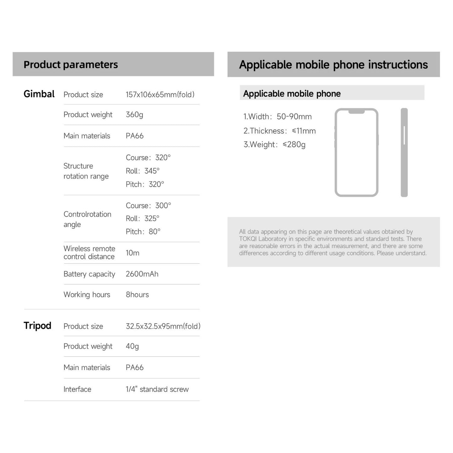 Handheld 3-Axis Smartphone Gimbal Stabilizer with Tripod, Remote & AI Tracking for iPhone and Android