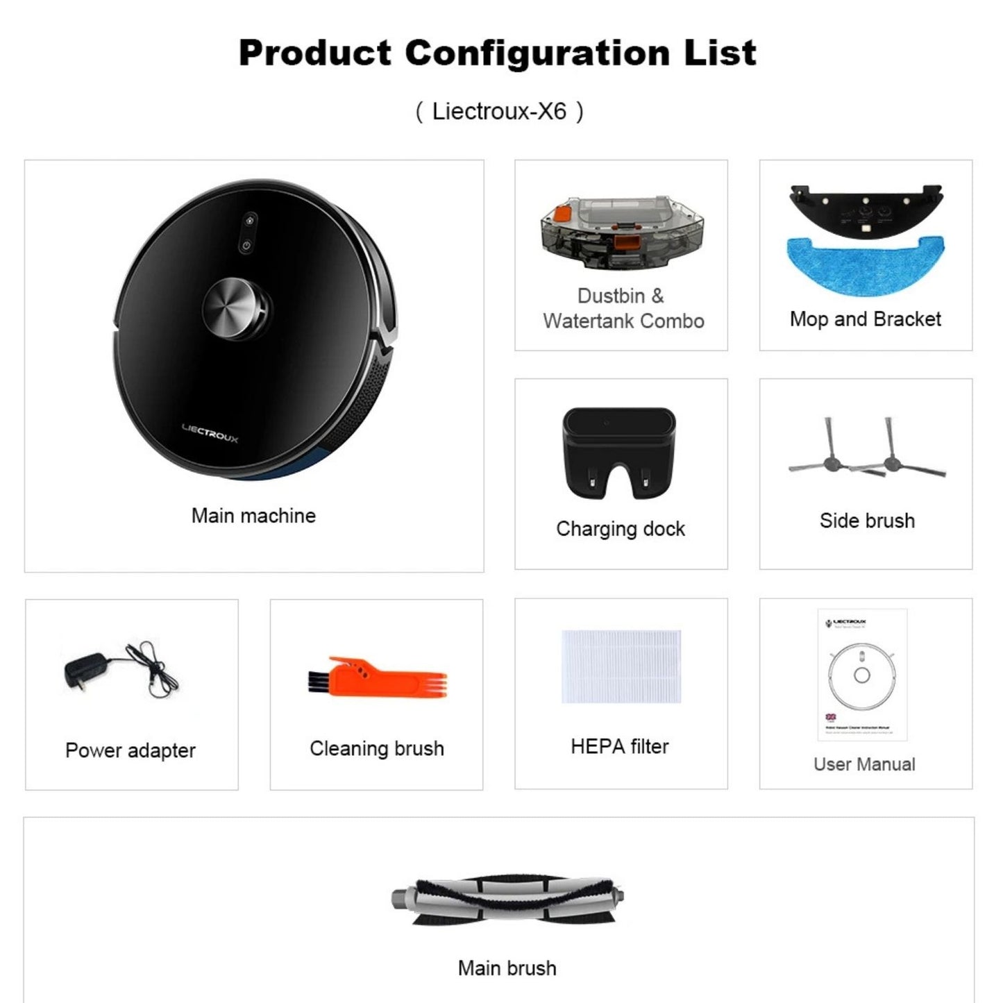 Smart Robot Vacuum Cleaner – Laser Lidar Navigation