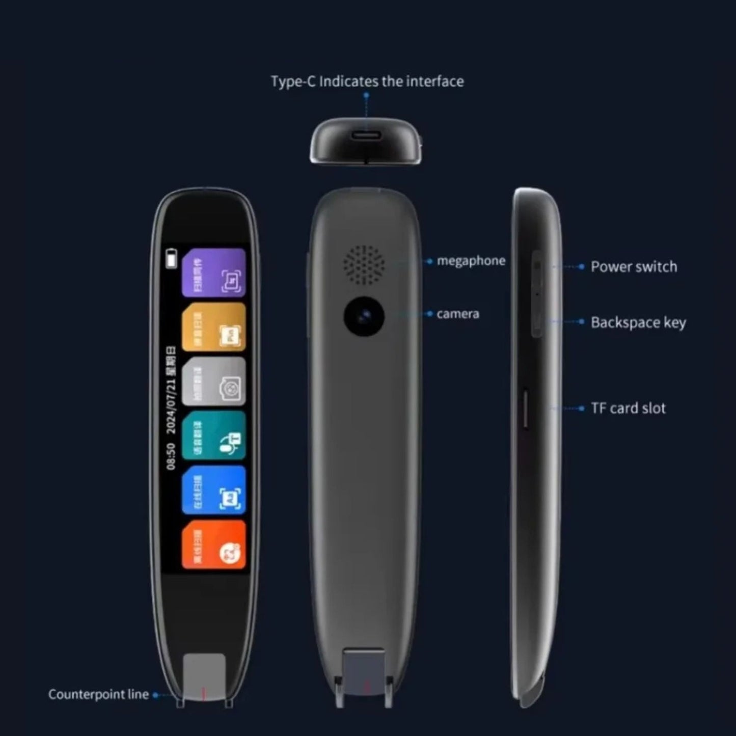 Smart Voice Translator Pen – 142 Languages