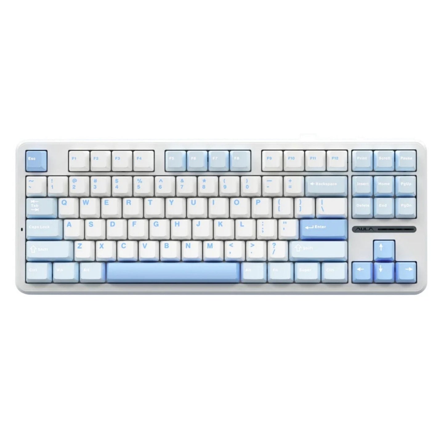 Mechanical Keyboard Tri-Mode Wireless RGB 87 Key Hot-Swappable with Noise Reduction and PBT Keycaps