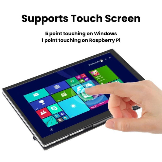 Portable 7-Inch External Mini Monitor – Touchscreen