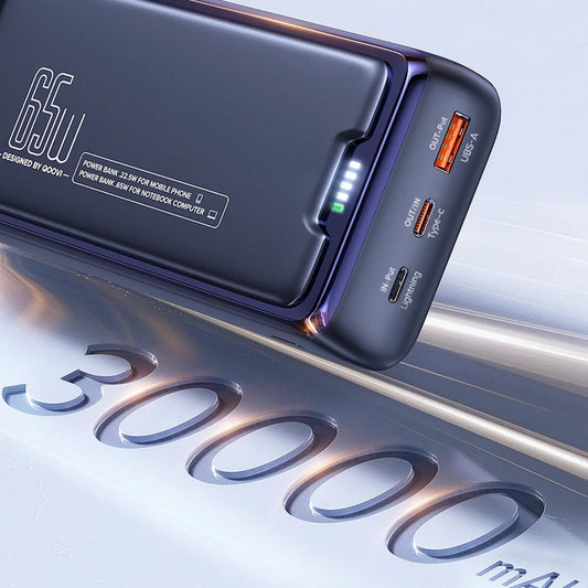 30000mAh Power Bank 65W
