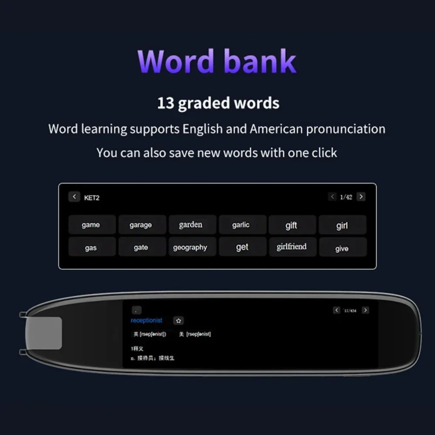 Smart Voice Translator Pen – 142 Languages