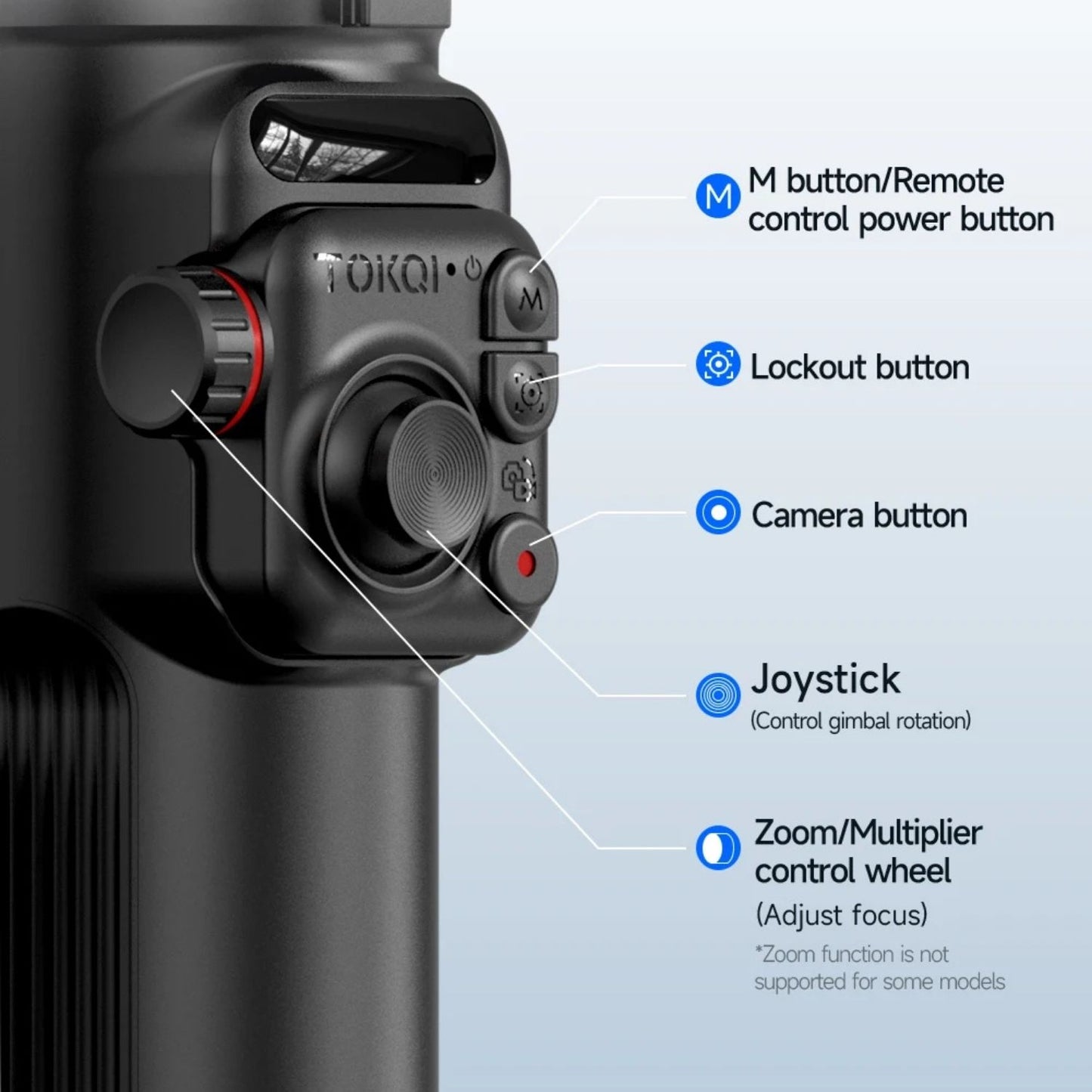 Handheld 3-Axis Smartphone Gimbal Stabilizer with Tripod, Remote & AI Tracking for iPhone and Android