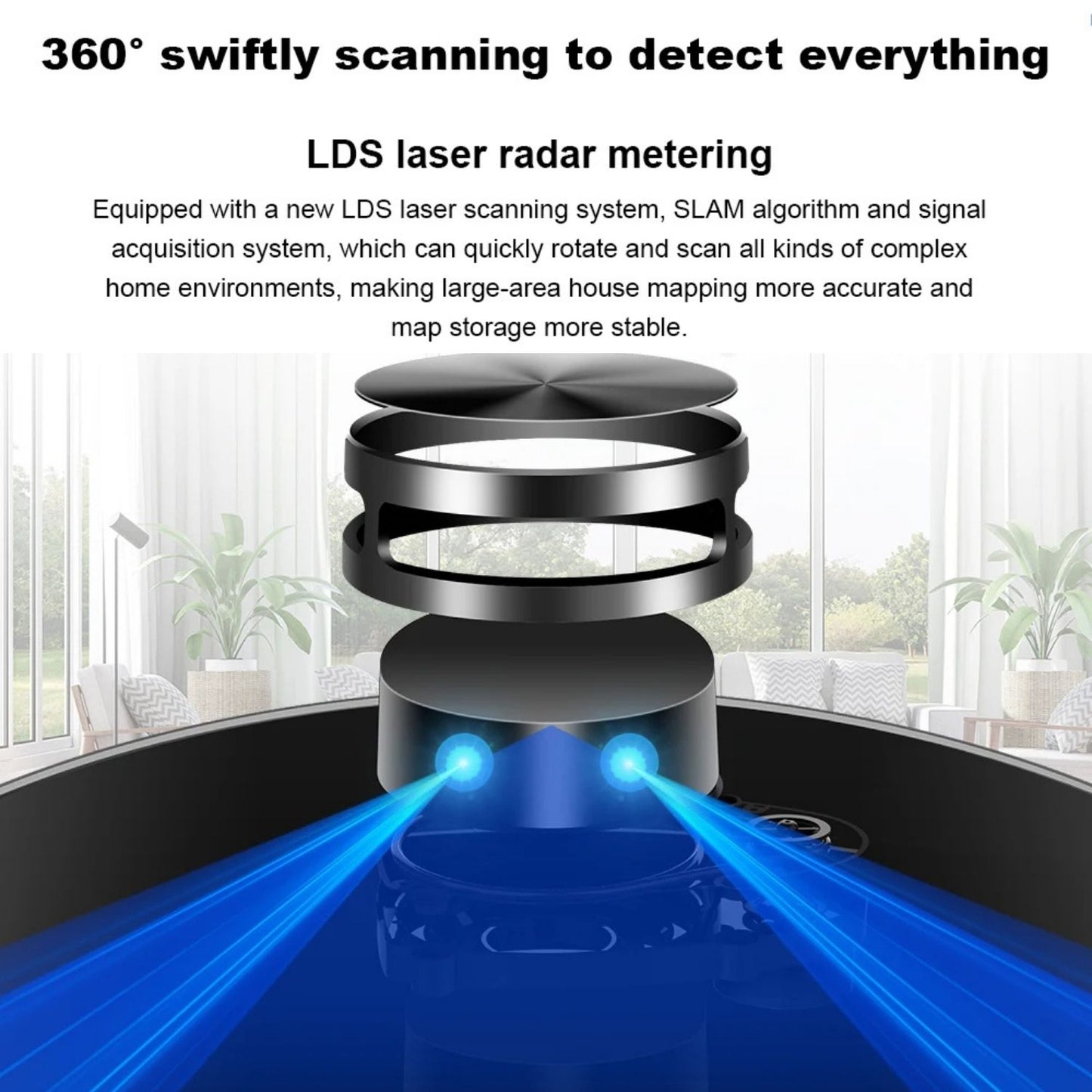 Smart Robot Vacuum Cleaner – Laser Lidar Navigation