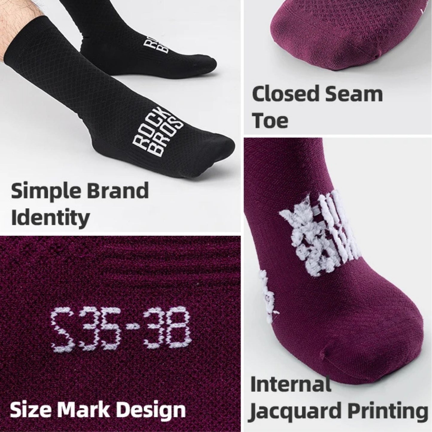 Rockbros Cycling Socks – Breathable Sport Socks